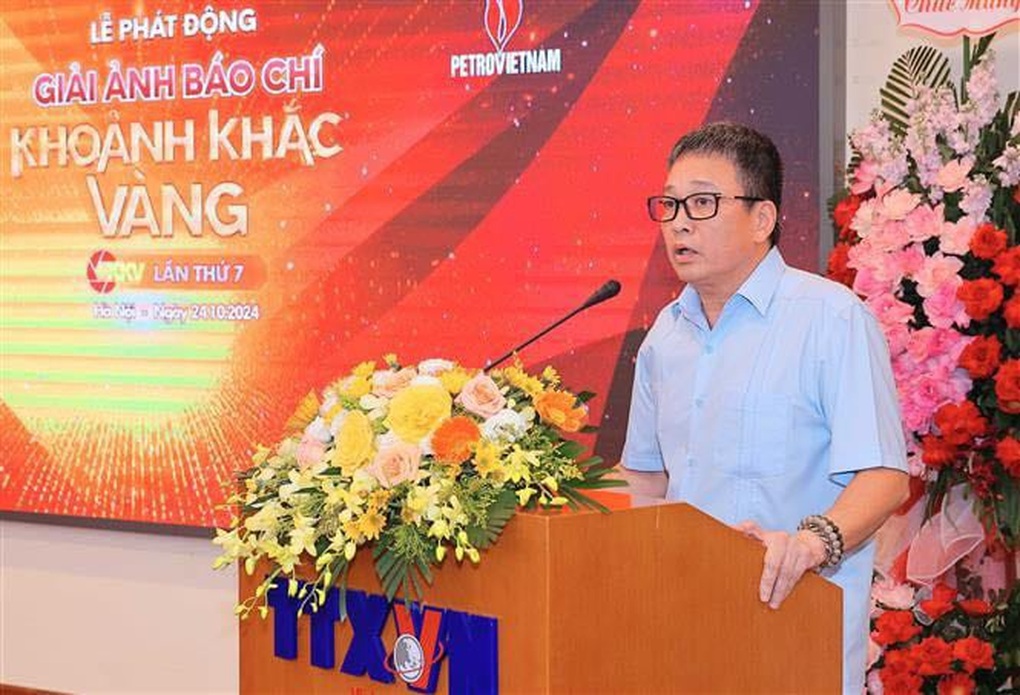 Lễ phát động Giải ảnh báo chí Khoảnh khắc vàng lần thứ 7 - 2 Lễ phát động Giải ảnh báo chí Khoảnh khắc vàng lần thứ 7 - 2