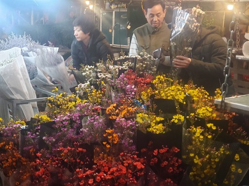 Chợ hoa Tết sầm uất nhất Hà Nội vắng chưa từng có vì dịch Covid-19 - 4 Chợ hoa Tết sầm uất nhất Hà Nội vắng chưa từng có vì dịch Covid-19 - 4
