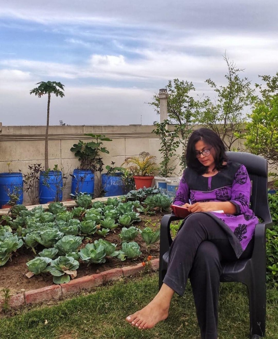 Mát mắt với khu vườn 240m2 trên sân thượng tầng 7 xanh tốt như nông trại - 6