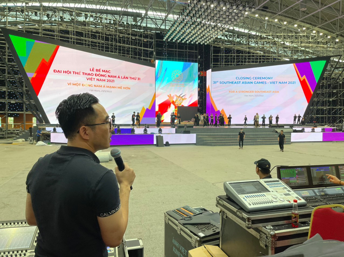 Hé lộ sân khấu hoành tráng của Lễ bế mạc SEA Games 31 - 2 Hé lộ sân khấu hoành tráng của Lễ bế mạc SEA Games 31 - 2