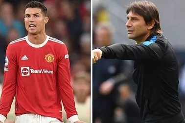C.Ronaldo lo lắng nếu HLV Conte tiếp quản "ghế nóng" của Man Utd