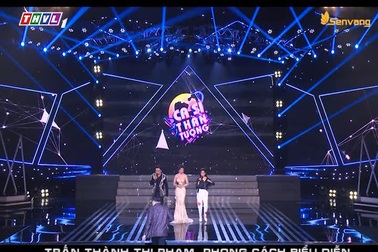 Trấn Thành bắt chước cách uốn éo, lắc hông của Lệ Quyên