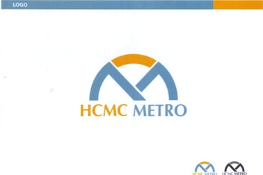 Logo hệ thống metro TPHCM có hình búp sen