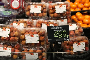 Vải thiều Lục Ngạn lần đầu tiên có mặt tại Thái Lan