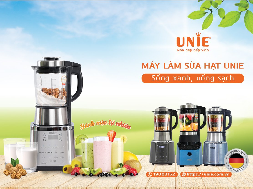 Từ sữa hạt đến xay bột, nấu cháo, nhiều món ngon cho bé chỉ với máy làm sữa hạt Unie - 5 Từ sữa hạt đến xay bột, nấu cháo, nhiều món ngon cho bé chỉ với máy làm sữa hạt Unie - 5