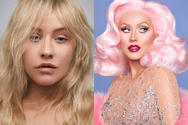 Christina Aguilera khác lạ khi không trang điểm