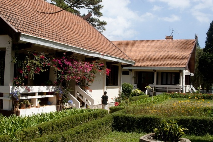 Các gia đình ở Làng SOS Đà Lạt đều có hoa, cây cảnh.