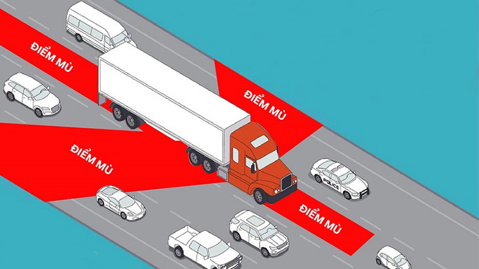 Chen lấn tạt đầu xe container, ô tô con bị “ép” xoay ngang đường - 1 Chen lấn tạt đầu xe container, ô tô con bị “ép” xoay ngang đường - 1