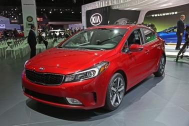 Một số thay đổi cho Kia Forte 2017