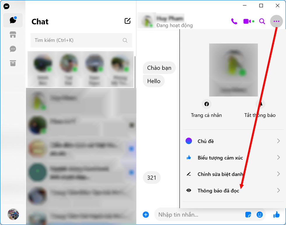Cách đọc tin nhắn trên Zalo và Facebook Messenger mà người gửi không biết - 3