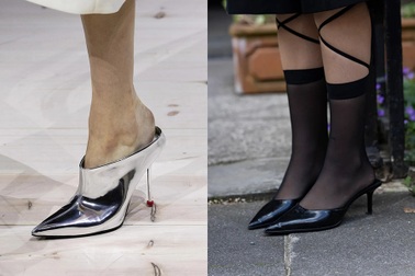 Mẫu giày đang là mốt vừa tôn dáng, vừa dễ đi