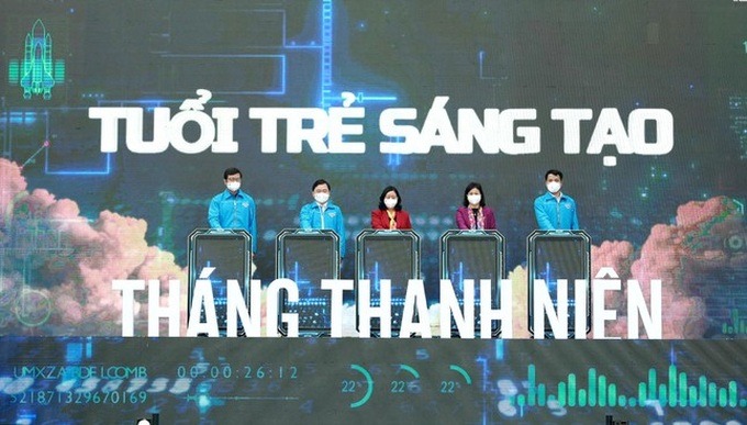 Chính thức phát động Tháng Thanh niên 2022 với chủ đề Tuổi trẻ sáng tạo.