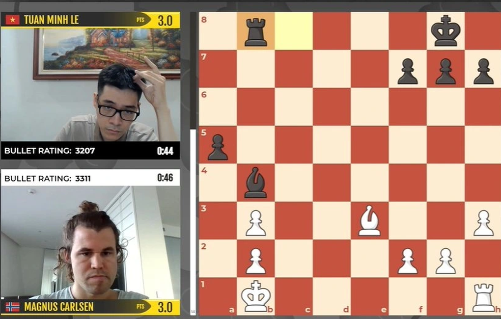 Lê Tuấn Minh thua kịch tính Vua cờ Carlsen - 1 Lê Tuấn Minh thua kịch tính Vua cờ Carlsen - 1