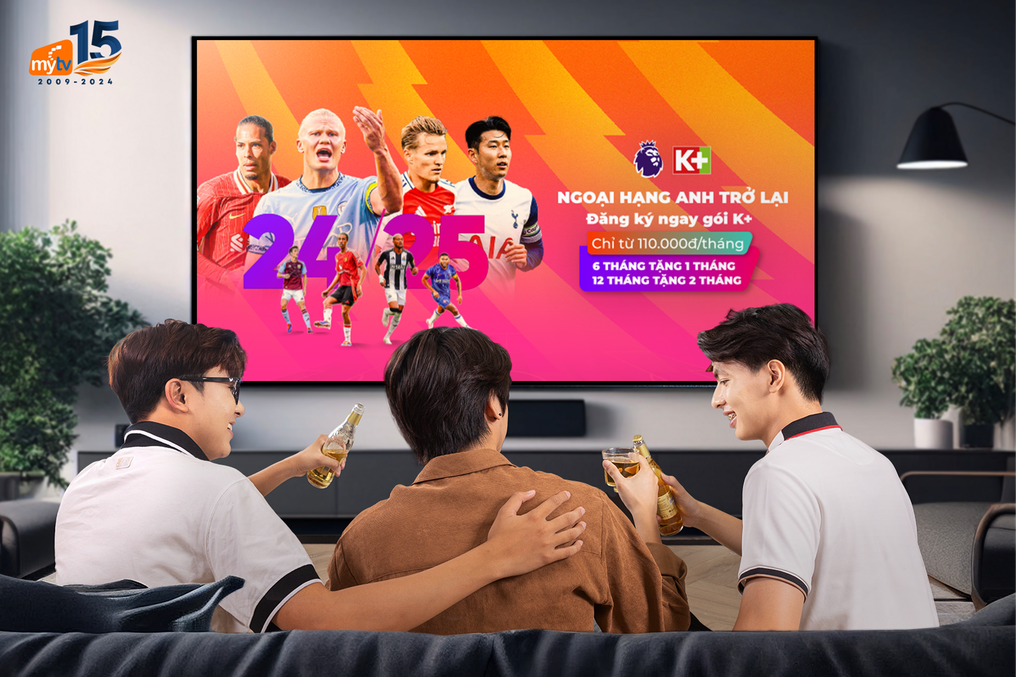 Ngoại hạng Anh trở lại, đăng ký gói K+ của MyTV hưởng nhiều chính sách mới - 1 Ngoại hạng Anh trở lại, đăng ký gói K+ của MyTV hưởng nhiều chính sách mới - 1