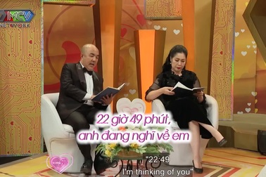 Cặp đôi viết thư tình, chia sẻ nhật ký để giãi bày tâm sự