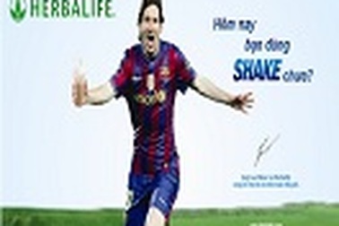 Dùng Shake cùng Messi