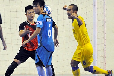 Sanna Khánh Hòa giành lại ngôi đầu giải futsal quốc gia 2015