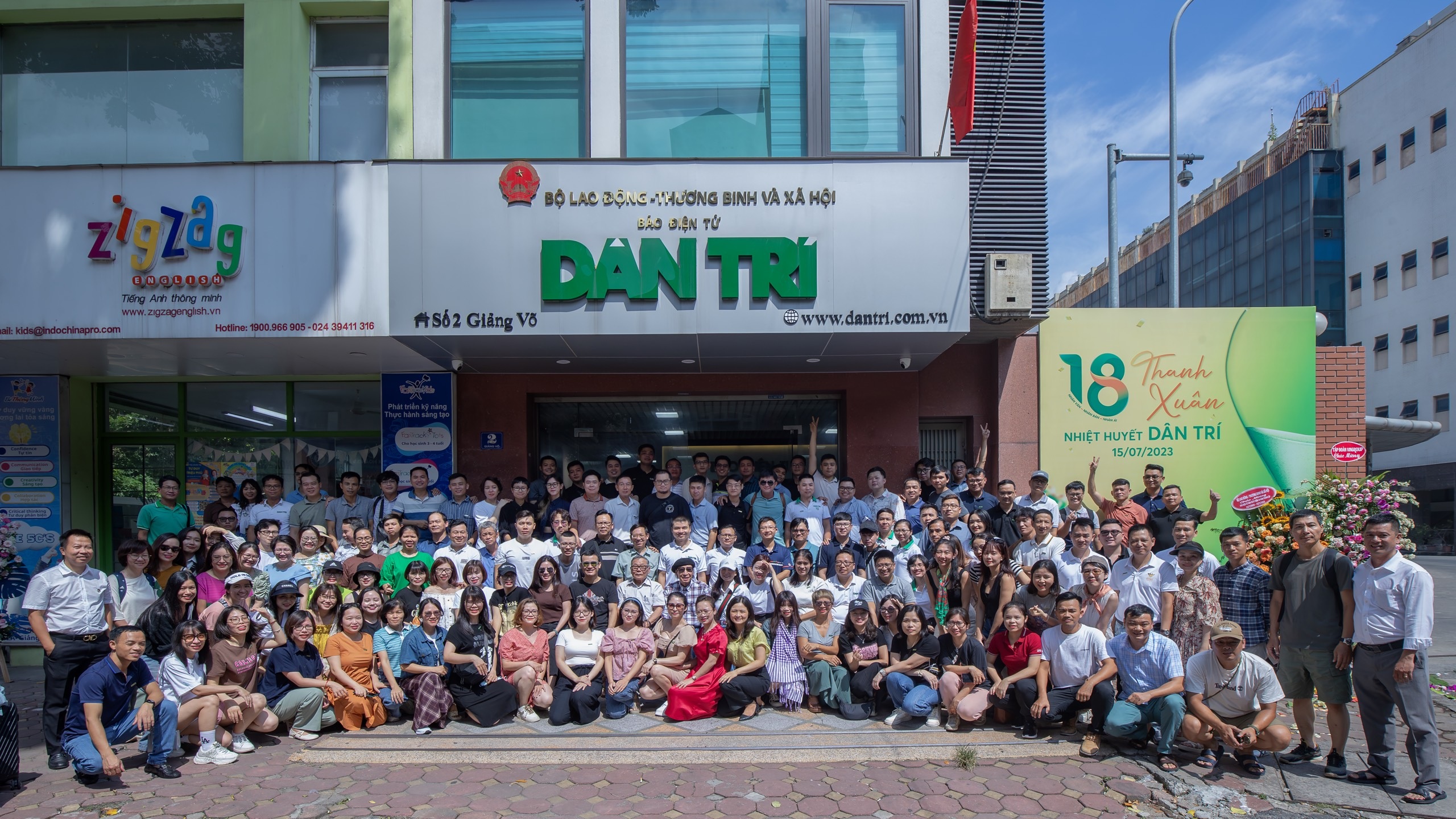 Chúc mừng tuổi thanh xuân báo Dân trí - 1 Chúc mừng tuổi thanh xuân báo Dân trí - 1