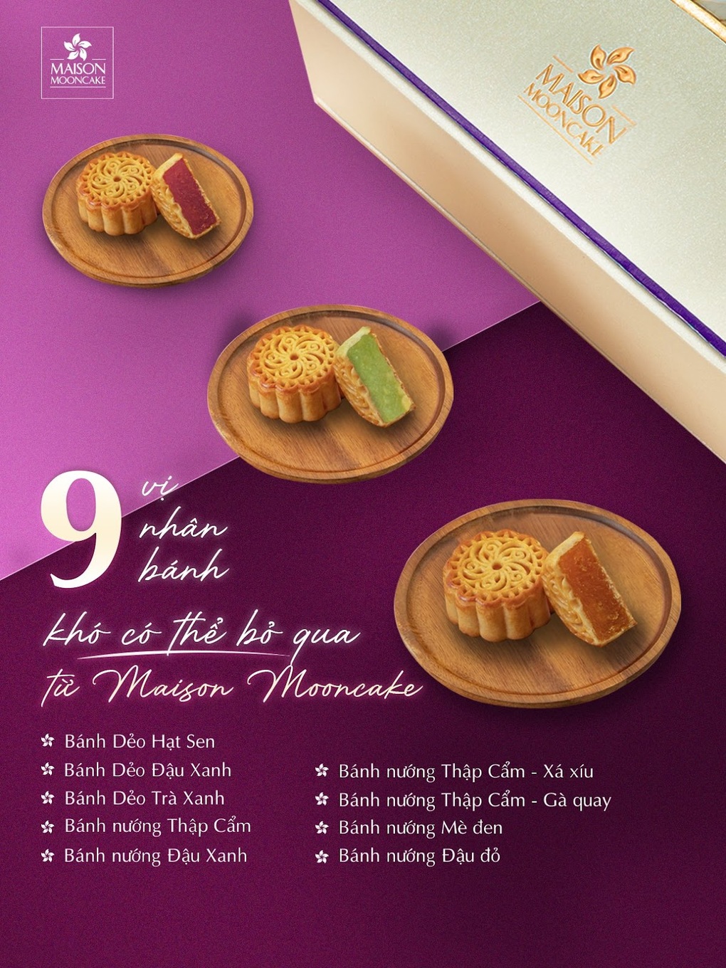 Bánh trung thu Maison 2022- quà tặng của những doanh nghiệp hàng đầu - 3 Bánh trung thu Maison 2022- quà tặng của những doanh nghiệp hàng đầu - 3