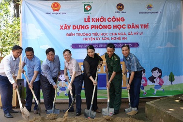 Xây phòng học Dân trí: Trao cơ hội, bồi đắp lòng nhân ái cho con trẻ