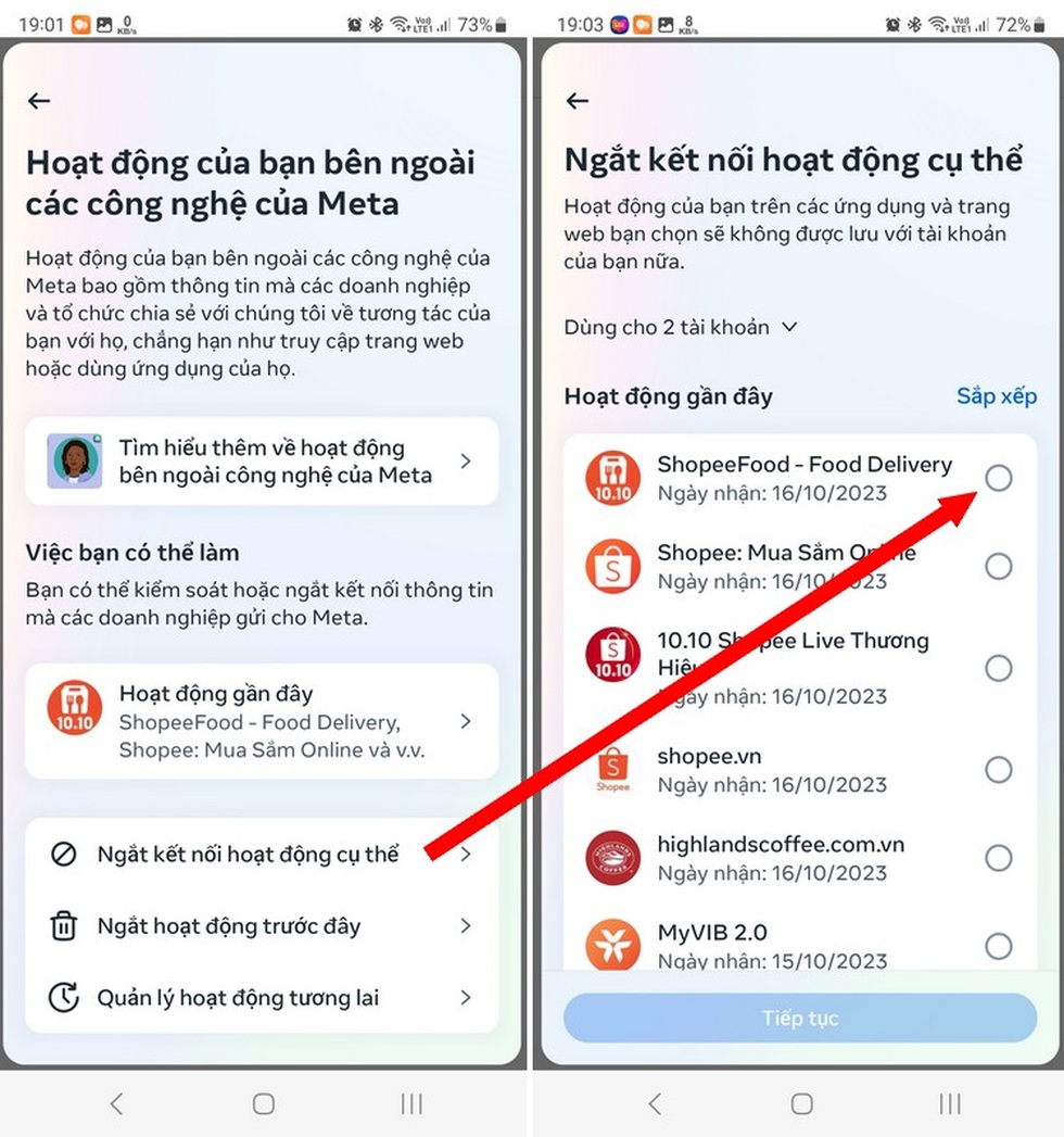 Cách chặn Facebook và Instagram thu thập lịch sử hoạt động của người dùng - 5 Cách chặn Facebook và Instagram thu thập lịch sử hoạt động của người dùng - 5