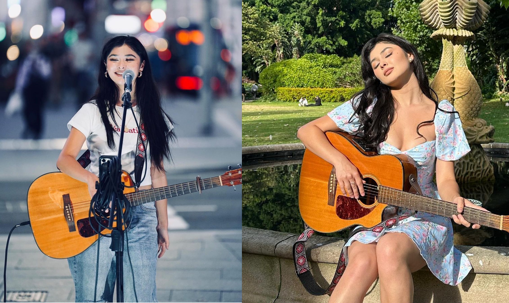 Vẻ nóng bỏng của cô gái Úc hát ở phố đi bộ Nguyễn Huệ - 1 Vẻ nóng bỏng của cô gái Úc hát ở phố đi bộ Nguyễn Huệ - 1