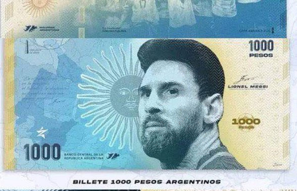 Sáng tỏ thông tin Argentina in hình Messi lên tờ tiền mệnh giá cao nhất - 1 Sáng tỏ thông tin Argentina in hình Messi lên tờ tiền mệnh giá cao nhất - 1