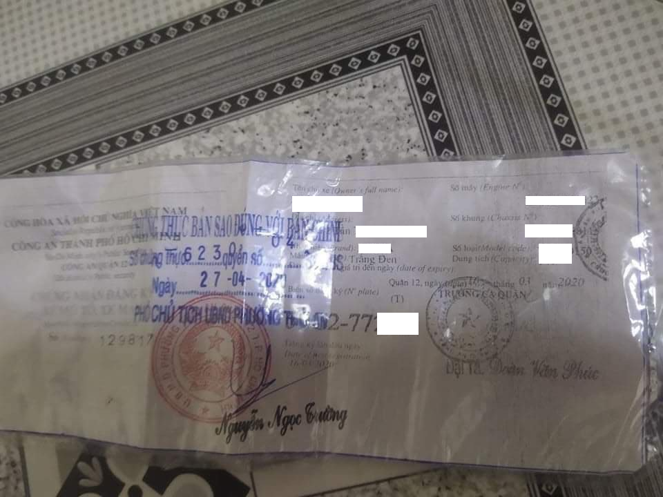 Cục Đăng kiểm Việt Nam nói về vụ xe mẹ bồng con bị dân buôn lòe giấy tờ - 2 Cục Đăng kiểm Việt Nam nói về vụ xe mẹ bồng con bị dân buôn lòe giấy tờ - 2