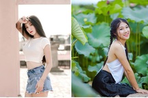 Nữ sinh Học viện Tài chính năng động, làm hoa khôi năm cấp 3