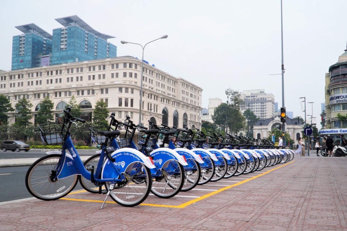TPHCM khai trương hệ thống xe đạp công cộng đầu tiên tại Việt Nam - 1 TPHCM khai trương hệ thống xe đạp công cộng đầu tiên tại Việt Nam - 1