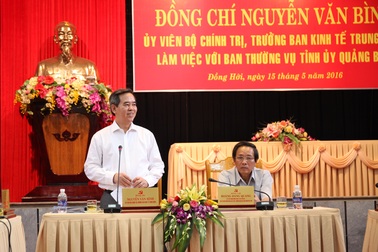 Quảng Bình: Cần khai thác lợi thế về điều kiện tự nhiên và vị trí địa lý để phát triển