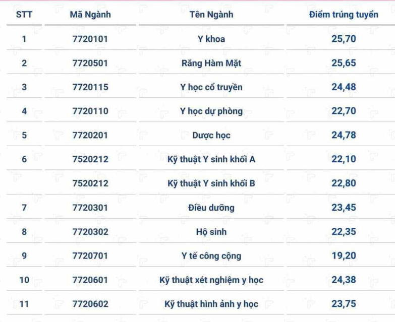 Điểm chuẩn các trường đại học ở Cần Thơ năm 2024 - 5