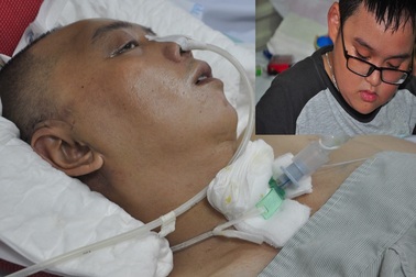 Đột nhiên bị chảy máu não, tính mạng người bố trẻ nguy kịch trong tiếng gọi thảm thiết của con