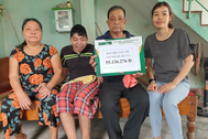 Hơn 85 triệu đồng đến với vợ chồng lâm bệnh nặng, con trai khuyết tật