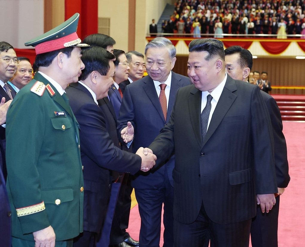 Lễ đón Tổng Bí thư Tô Lâm thăm cấp Nhà nước CHDC Nhân dân Triều Tiên - 2 Lễ đón Tổng Bí thư Tô Lâm thăm cấp Nhà nước CHDC Nhân dân Triều Tiên - 2