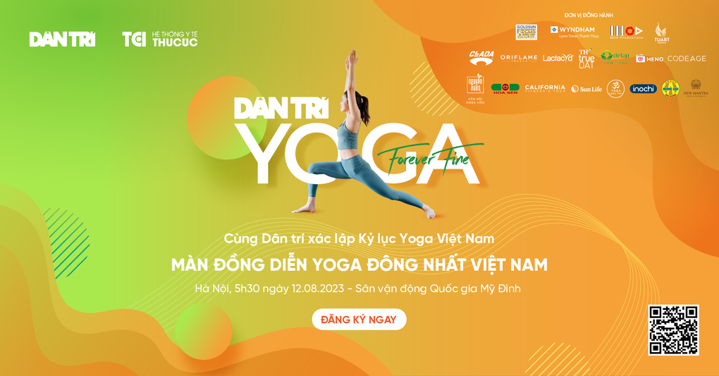 Hoạt động sôi nổi sắp diễn ra tại Ngày hội yoga Dân trí - Mãi khỏe đẹp cùng yoga - 1 Hoạt động sôi nổi sắp diễn ra tại Ngày hội yoga Dân trí - Mãi khỏe đẹp cùng yoga - 1