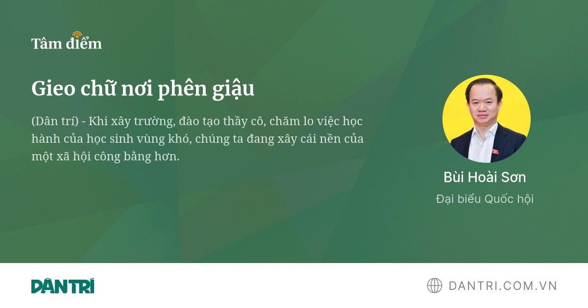 Gieo chữ nơi phên giậu