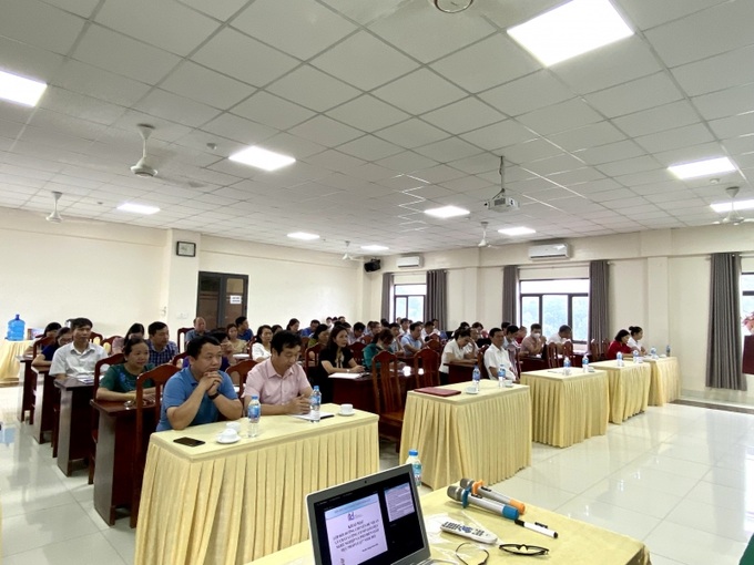 Quang cảnh lớp tập huấn, bồi dưỡng