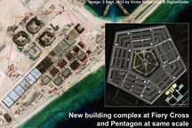 Trung Quốc xây “Lầu Năm Góc” trên bãi Chữ Thập