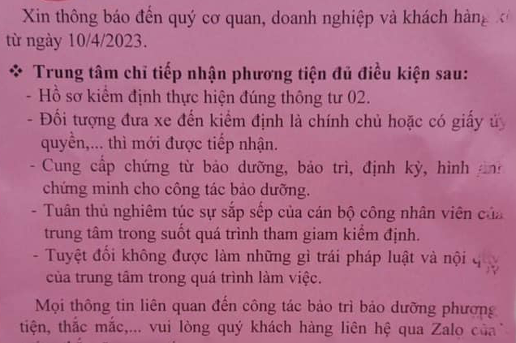Xôn xao việc từ chối đăng kiểm xe không chính chủ, phải trình sổ bảo dưỡng - 1 Xôn xao việc từ chối đăng kiểm xe không chính chủ, phải trình sổ bảo dưỡng - 1