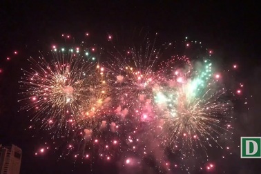 Màn trình diễn pháo hoa của đội Trung Quốc