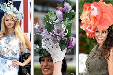 Những kiểu mũ siêu ấn tượng tại ngày hội đua ngựa Royal Ascot