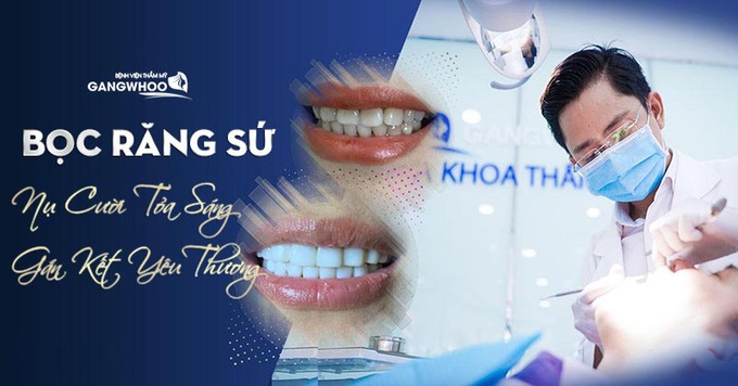 Hơn 98% khách hàng "Cười tươi không cần tưới" sau khi bọc răng sứ tại bệnh viện thẩm mỹ Gangwhoo - Ảnh 1. Hơn 98% khách hàng "Cười tươi không cần tưới" sau khi bọc răng sứ tại bệnh viện thẩm mỹ Gangwhoo - Ảnh 1.
