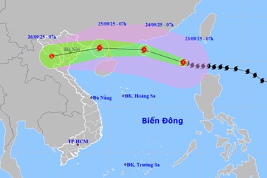 Từ ngày 24/9 siêu bão Ragasa có thể suy yếu dần?
