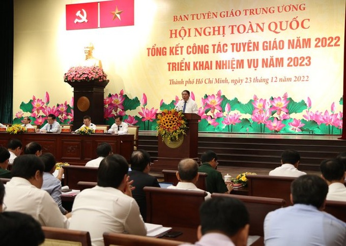 Năm 2022, ngành Tuyên giáo đã triển khai, hoàn thành khối lượng lớn công việc, có những kết quả nổi bật, đột phá, những điểm mới so với năm 2021, được cán bộ, đảng viên và dư luận đánh giá cao.