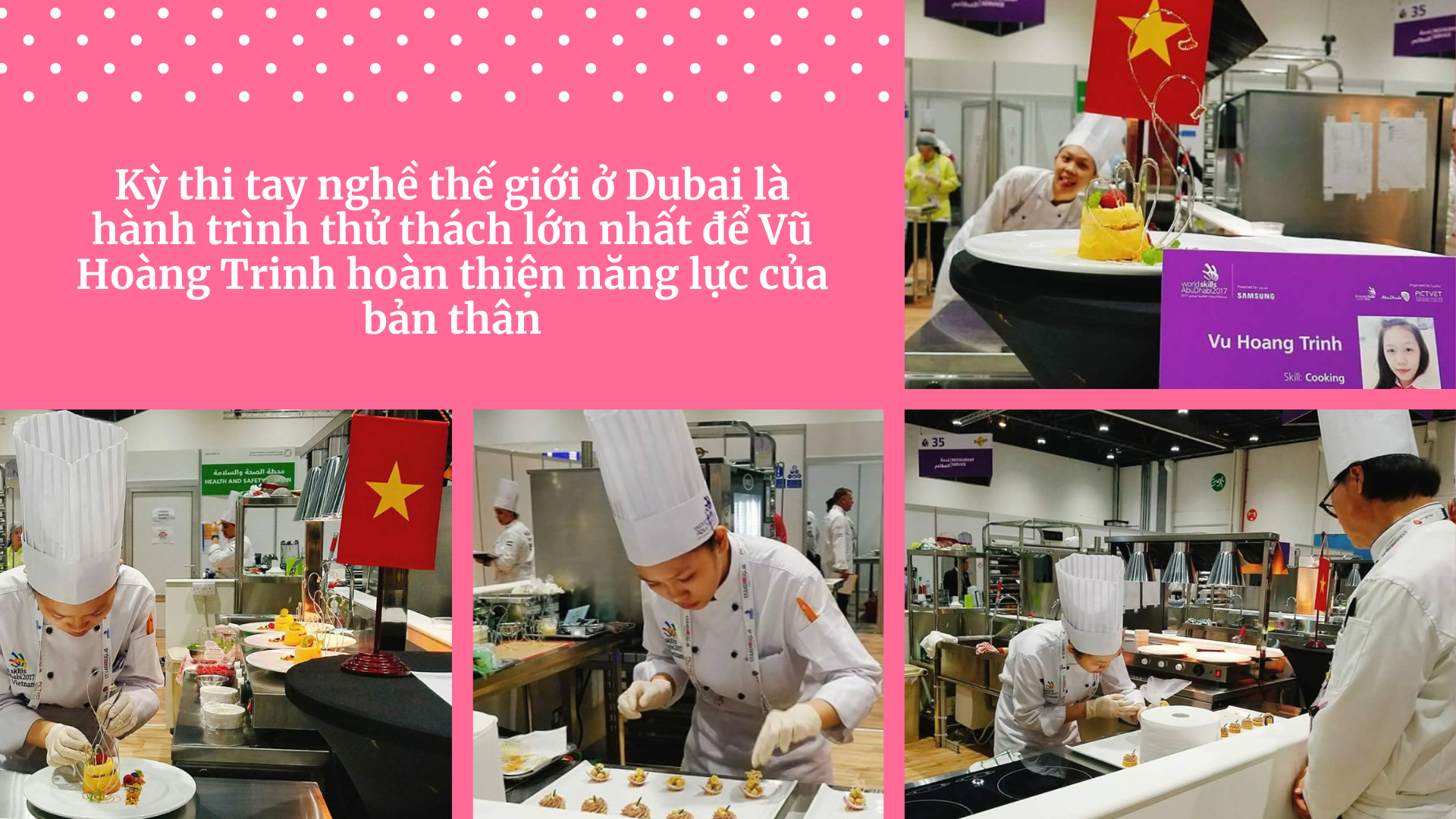 Bảng thành tích khủng của Đại sứ Kỹ năng nghề Việt Nam Vũ Hoàng Trinh - 6 Bảng thành tích khủng của Đại sứ Kỹ năng nghề Việt Nam Vũ Hoàng Trinh - 6