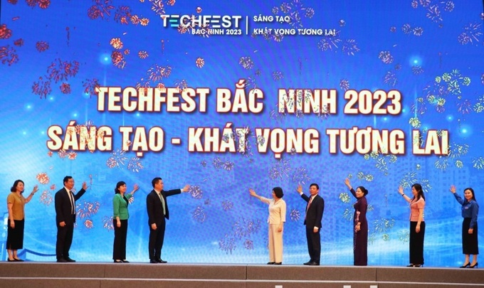 Khai mạc Ngày hội khởi nghiệp đổi mới sáng tạo tỉnh Bắc Ninh 2023.