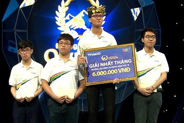 "Hot boy" Phan Đình Phùng giành vé vào cuộc thi quý cuối cùng Olympia 2018