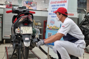 Cần 5.000 cơ sở đủ điều kiện kiểm định khí thải xe máy