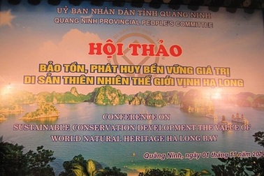 Choáng với lỗi ngữ pháp tiếng Anh sơ đẳng tại hội thảo về vịnh Hạ Long